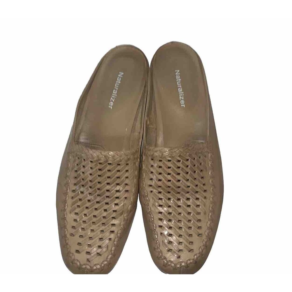 Naturilizer Womens Jelly Coffee Bean Leather  Slip-on Comfort Loafers Shoes 7M